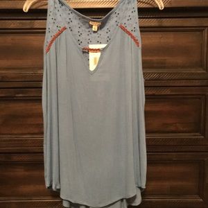 Slate blue tank